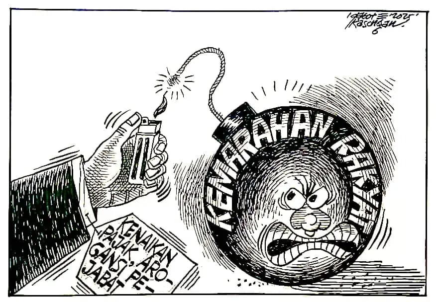 Karikatur - Ilustrasi - Pemantik Kemarahan Rakyat (Dok Monitorindonesia.com)