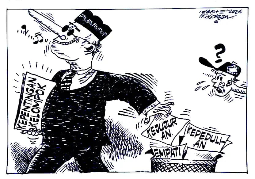 Karikatur - Ilustrasi - Hilangnya Sebuah Kemuliaan (Dok MI)