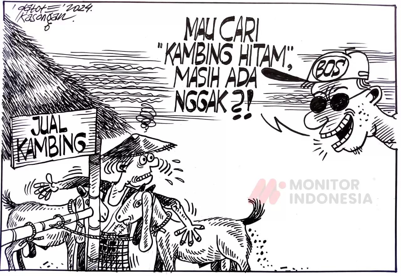 Ilustrasi - Karikatur - Mencari Kambing Hitam