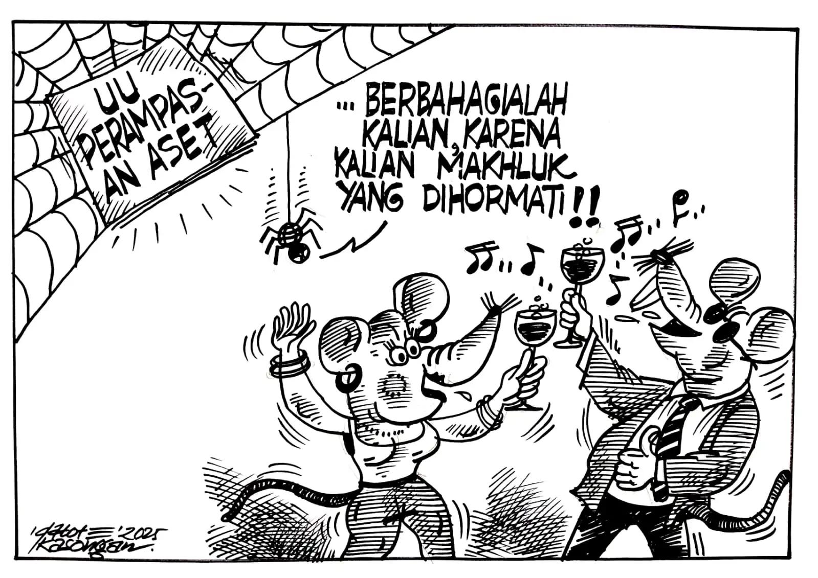 Karikatur - Ilustrasi - Tikus Makhluk yang Dihormati (Monitorindonesia.com)