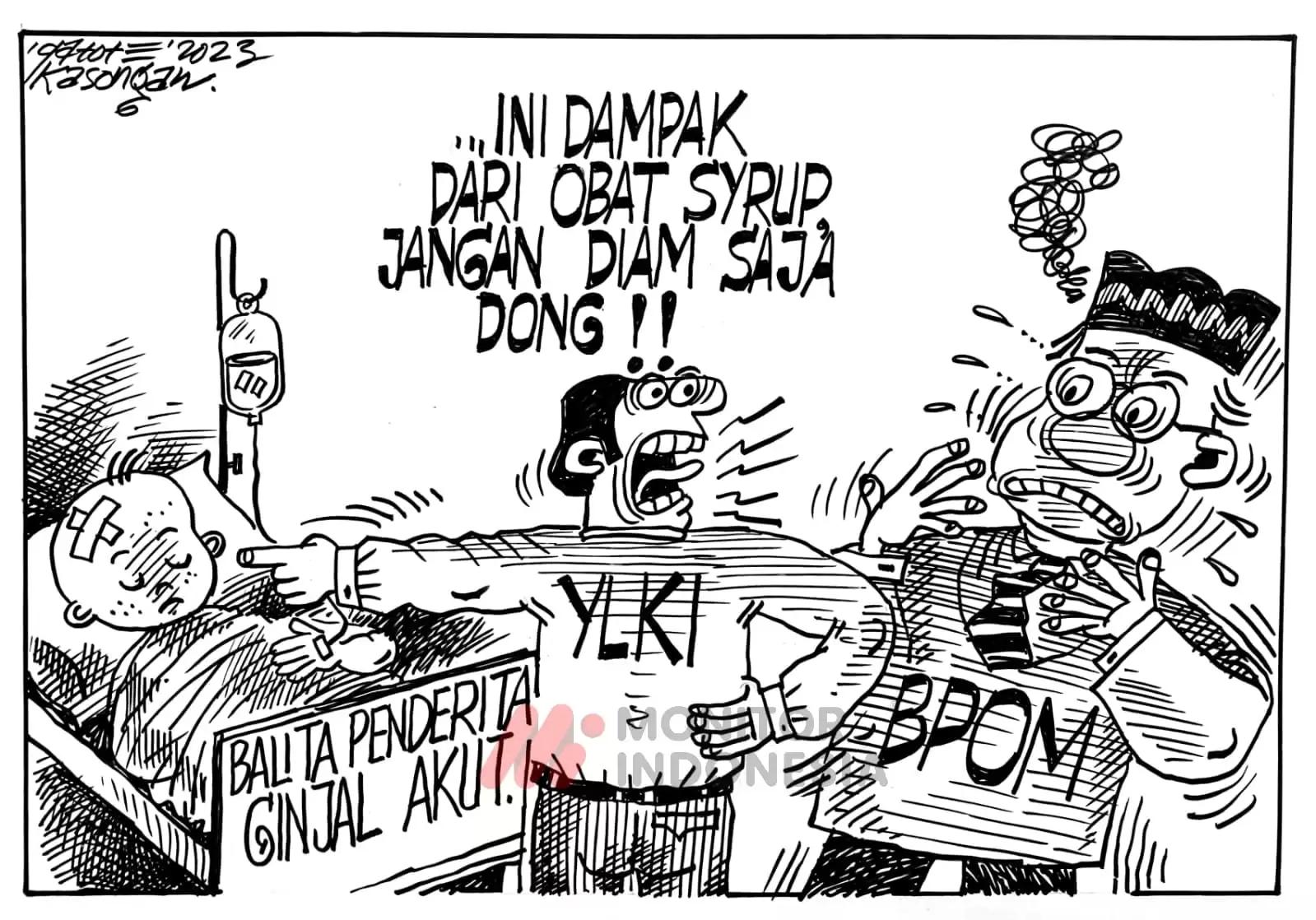 Karikatur - Ilustrasi BPOM Jangan Diam Saja!