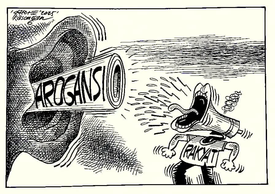 Karikatur - Ilustrasi -  Suara Rakyat Vs Arogansi Pejabat. Dok MI
