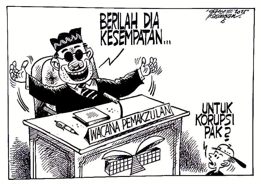 Karikatur - Ilustrasi -  Wacana Pemakzulan. Dok MI