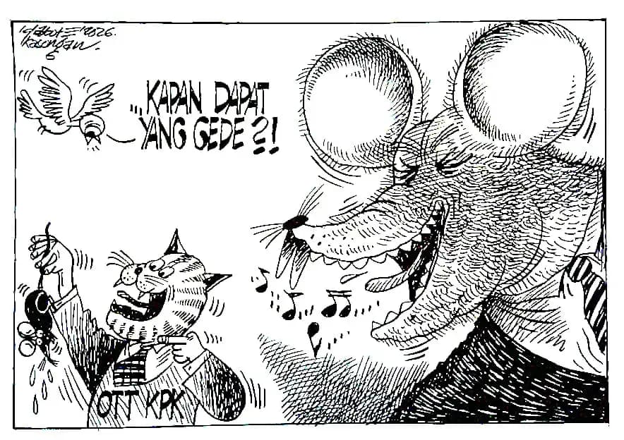 Karikatur - Ilsutrasi - Kapan Dapat Yang Gede?! (Dok MI)