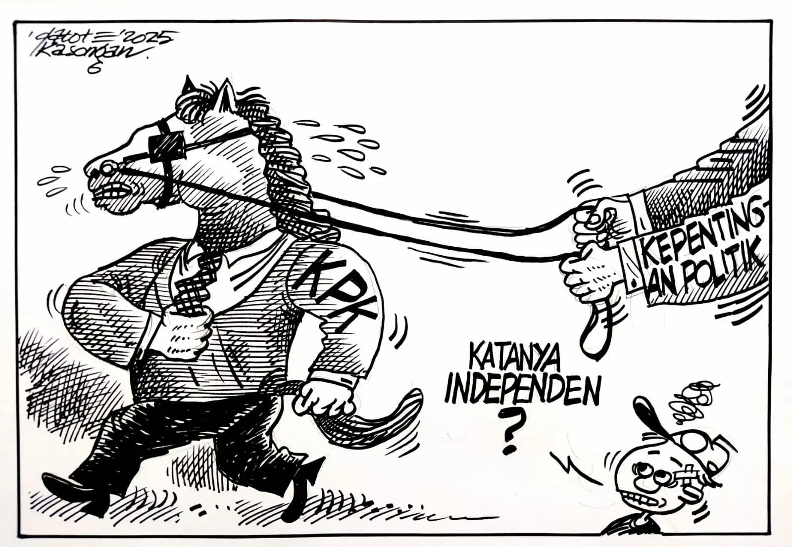 Karikatur - Ilustrasi - Katanya Independen (Monitorindonesia.com)