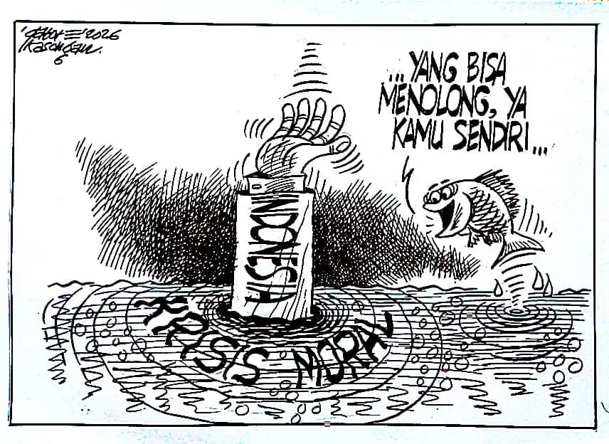 Karikatur - Ilustrasi - Krisis Moral (Dok MI)