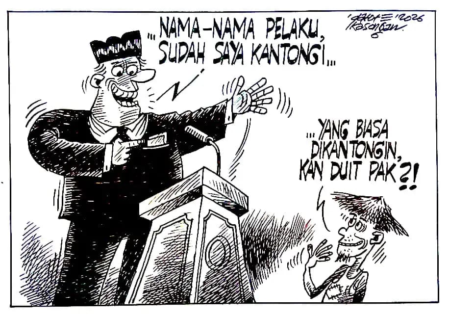 Karikatur - ARS= Asal Rakyat Senang (Dok MI)