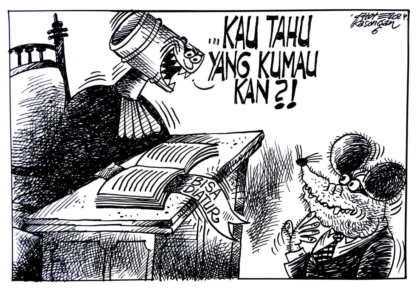 Karikatur - Ilustrasi - Bisa Diatur (Monitorindonesia.com)