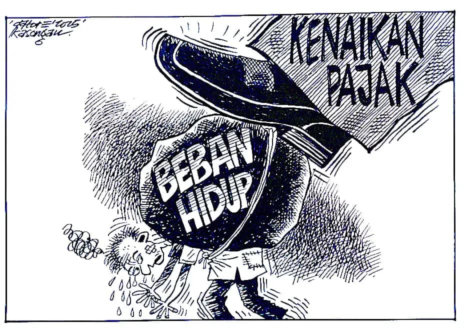 Kaikatur - Ilustrasi - Beban Hidup Tambah Berat (Dok MI)