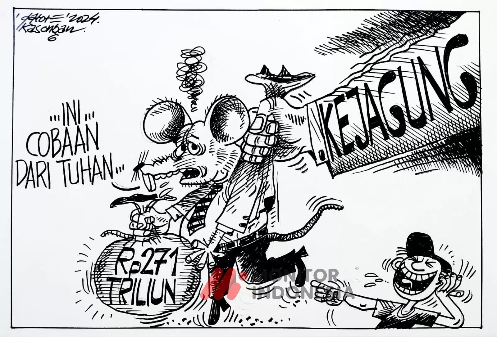 Karikatur - Ilustrasi - Korupsi Timah Rp271 Triliun