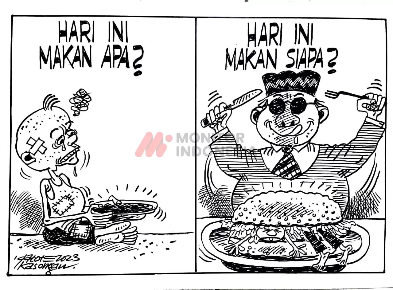 Ilustrasi - Karikatur - Hari HAM Internasional (Monitorindonesia.com)