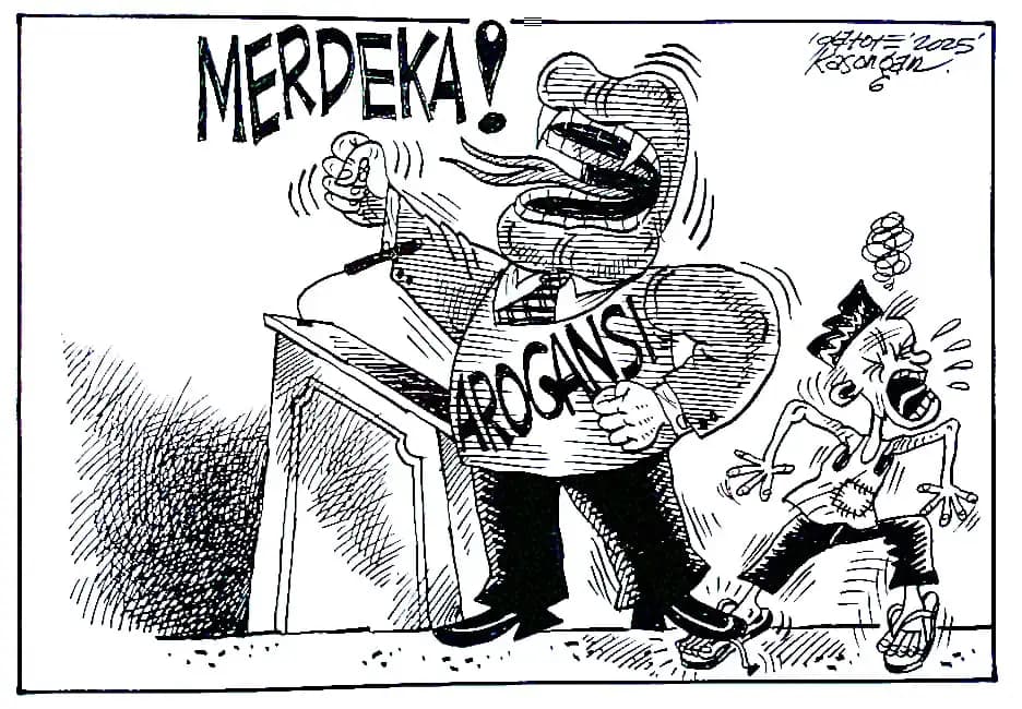 Karikatur - Ilustrasi - Arogansi (Dok MI)