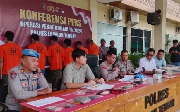 Belasan Penjahat di Lombok Diringkus Polisi