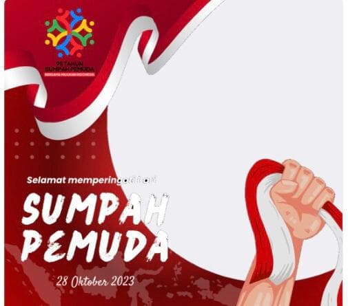 Link Twibbon dan Ucapan Selamat Hari Sumpah Pemuda 2023