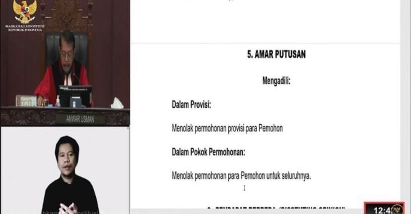 Hakim MK Usul Pemilu Pakai Sistem Proporsional Terbuka Terbatas
