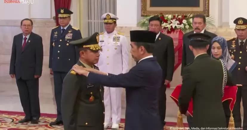 Agus Subiyanto Resmi Dilantik Jadi Panglima TNI