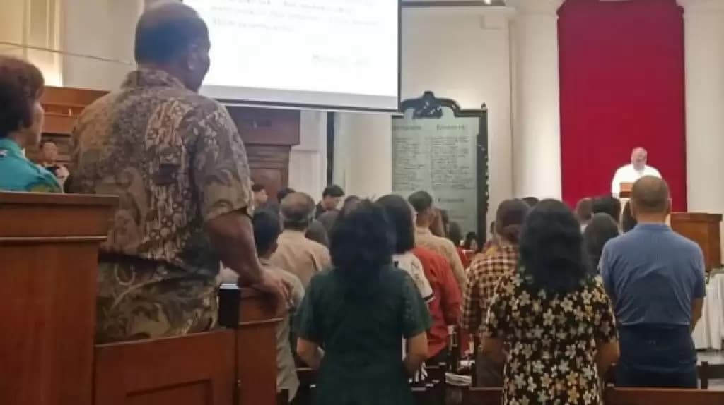 Misa Hari Raya Natal, Jemaat GPIB Immanuel Jakarta Penuhi Ruang Ibadah