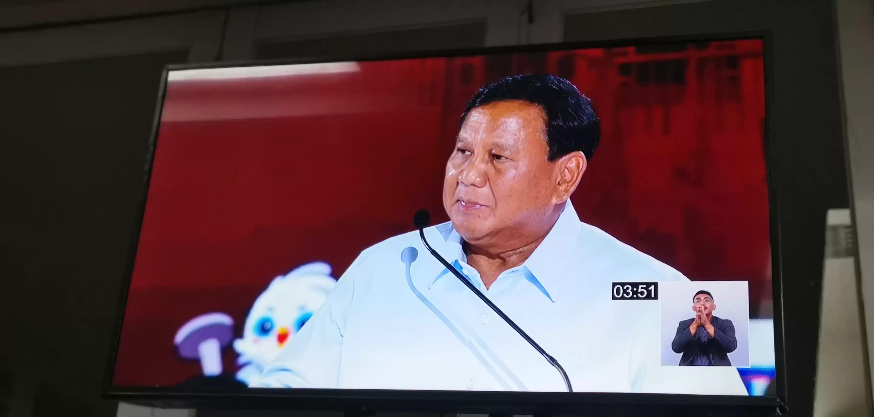 Prabowo: Kita Tidak Pernah Gagal Hutang