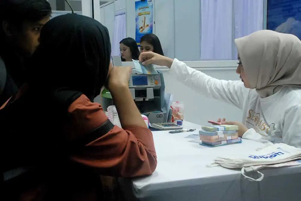Penukaran Uang Rupiah di Serambi 2025 (Foto: MI/Jiani)