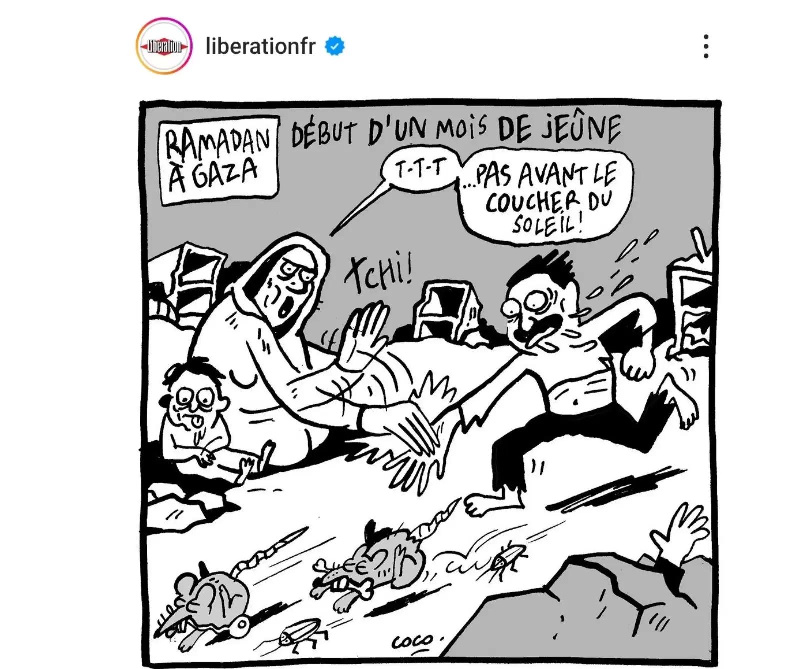 Bikin Karikatur soal Kelaparan di Gaza, Media di Prancis Dikecam