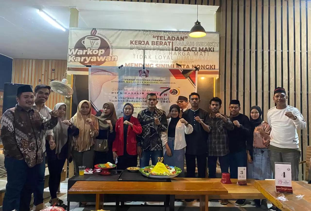 GMNI Kendari Rayakan Semarak Dies Natalis GMNI ke-70 Tahun