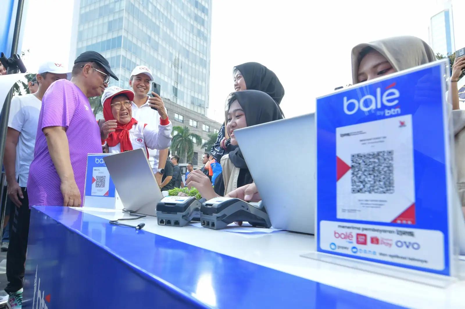 Booth Pendaftaran BTN Jakarta International Marathon (BTN JAKIM) 2026 (Foto: Dok BTN)