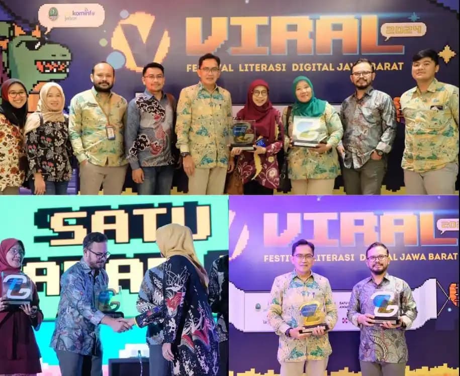 2 Penghargaan yang Diraih Pemkab Bandung Melalui Diskominfo pada Festival Literasi Digital