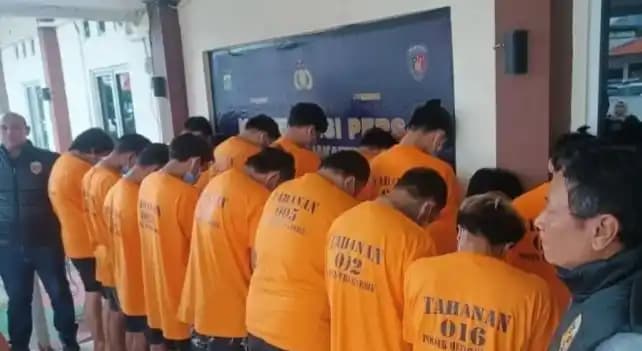 20 tersangka penipuan melalui aplikasi kencan