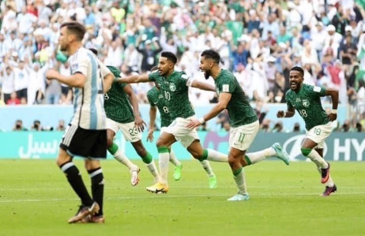 Cetak Sejarah, Arab Saudi Tumbangkan Argentina