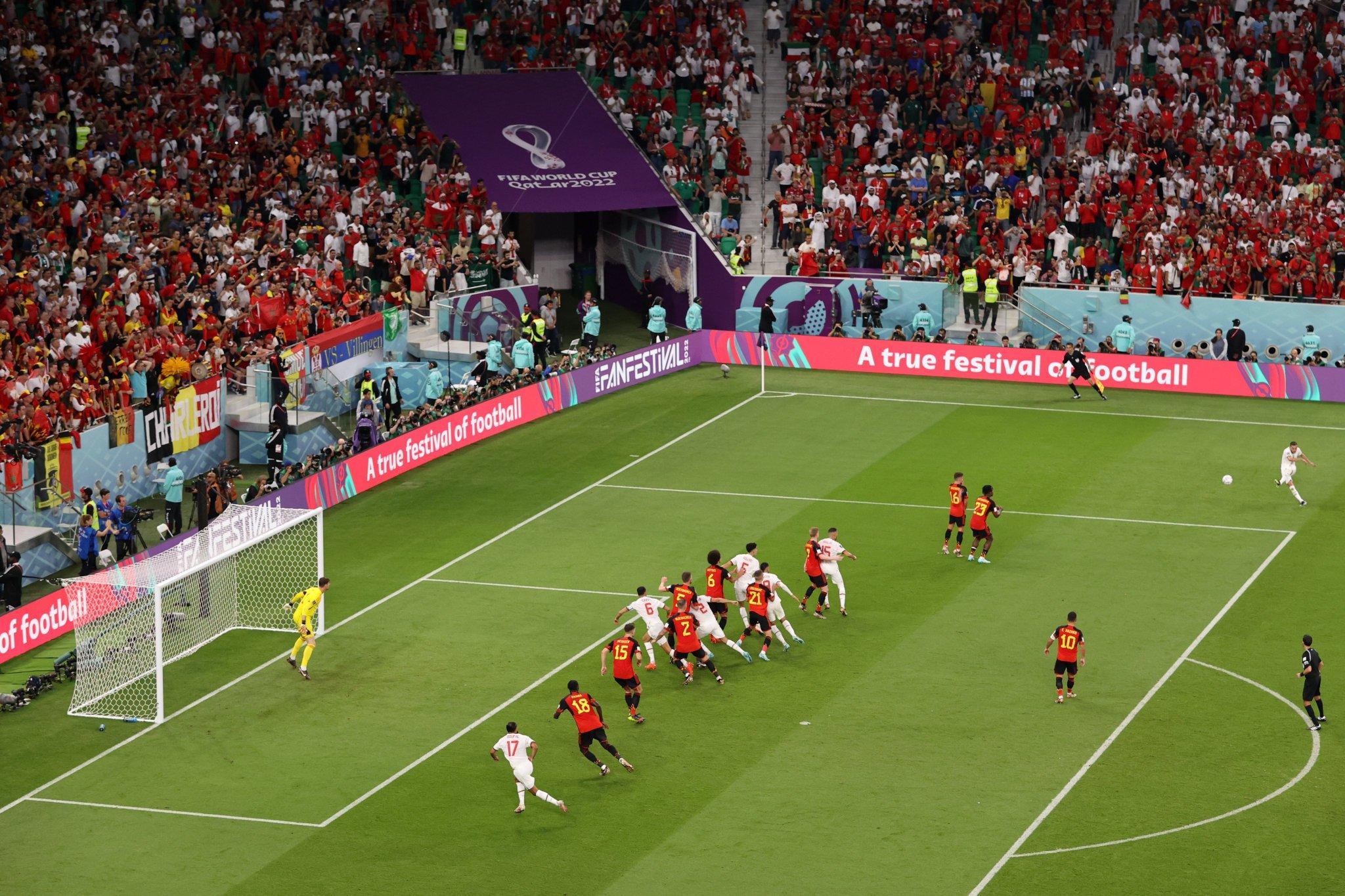 Maroko Bantai Belgia 2 Gol Tanpa Balas