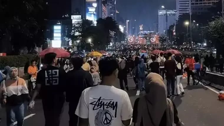 Car Free Night Malam Takbiran di Jakarta, Jalan Sudirman-Thamrin Ditutup Mulai Pukul 18.00 WIB