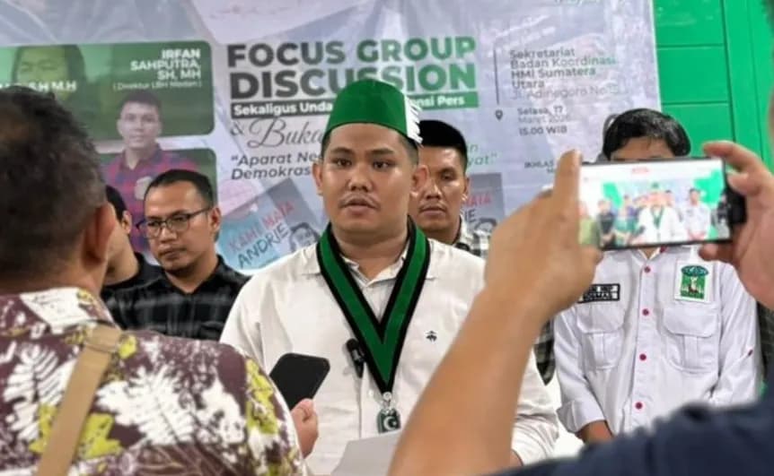 Usai Bahas Kasus Andri Yunus, Ketum Badko HMI Sumut Ngaku Diteror Orang Tak Dikenal