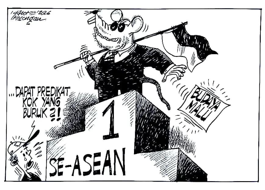 Karikatur - Ilustrasi - Terkorup se-Asean (Dok MI)