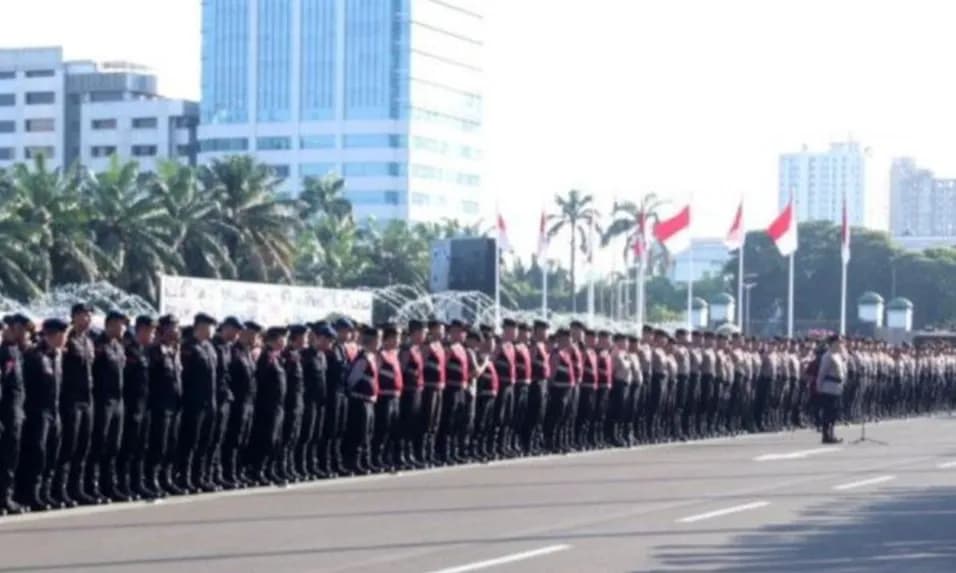 Demo Buruh di DPR, 1.948 Personel Polisi Diterjunkan