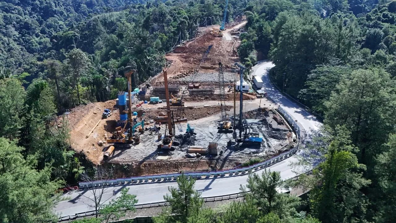 Progres Flyover Sitinjau Lauik Capai 16,4 Persen