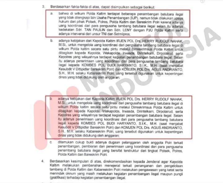 Bongkar LHP Ferdy Sambo: Daftar Nama Kuat di Balik Dugaan Tambang Ilegal