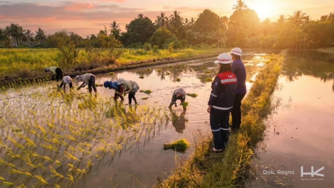 4 Tahun Kering, Hutama Karya Selesaikan Saluran Irigasi Beo Untuk Sejahterakan Petani