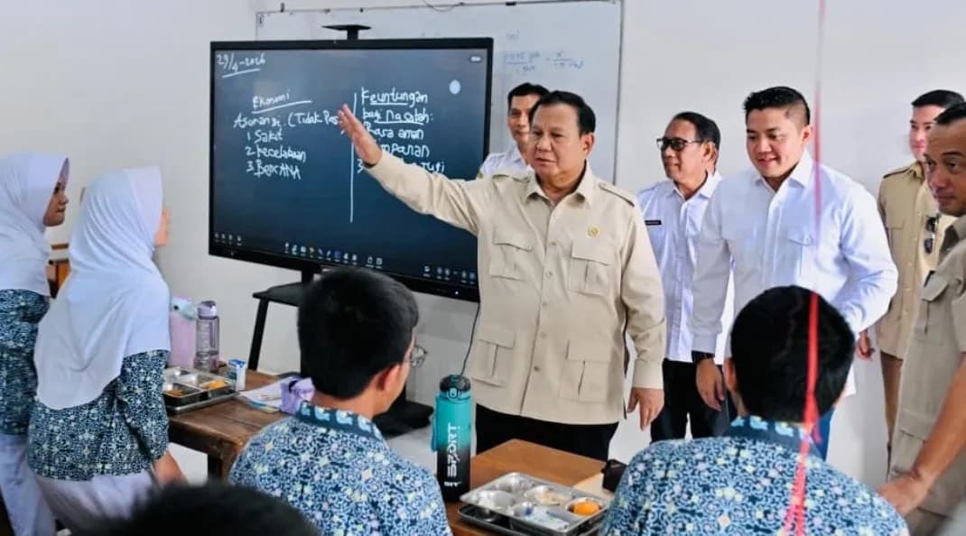 Prabowo Renovasi 70.000 Sekolah di 2026 demi Ciptakan SDM Unggul