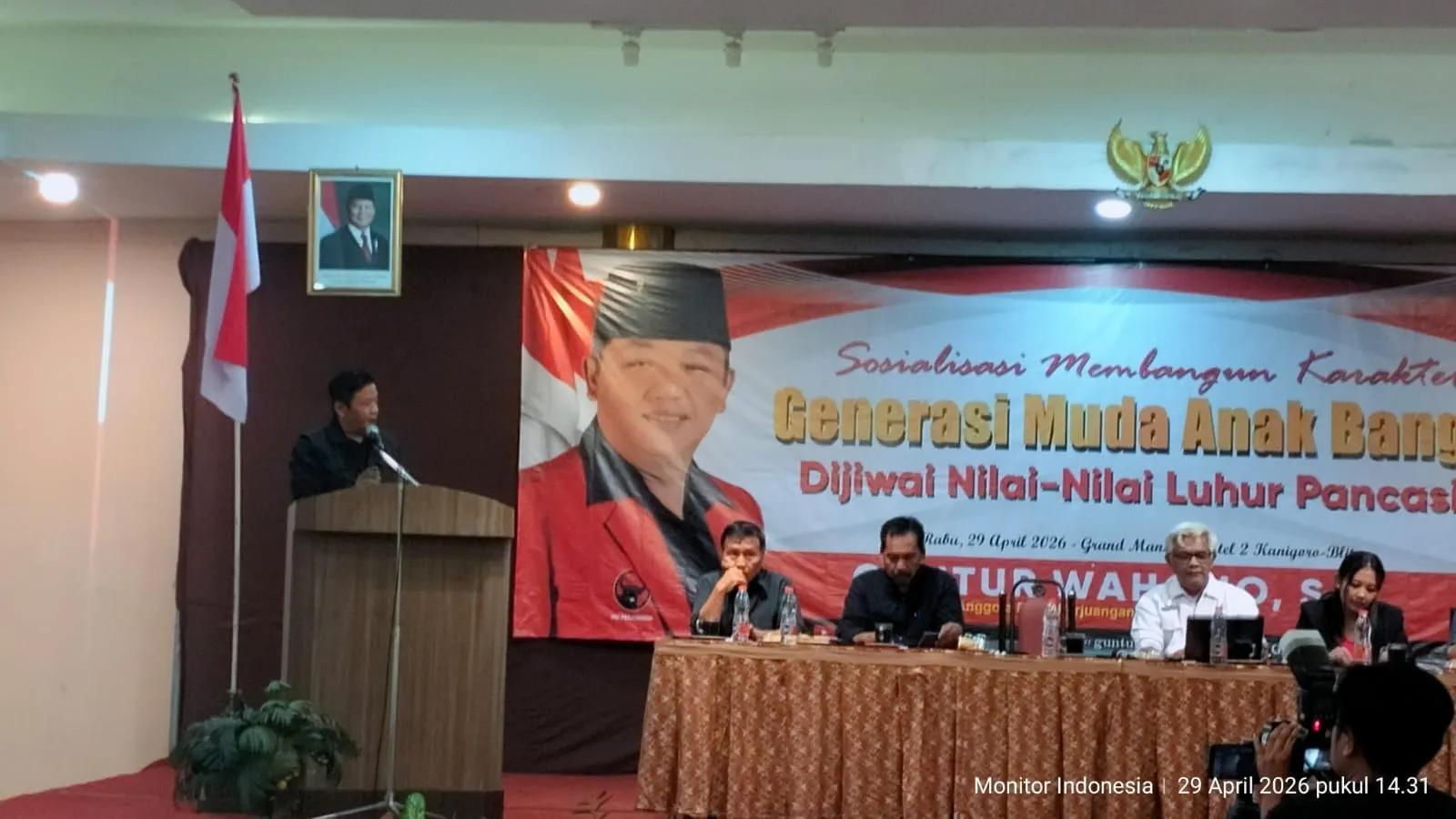 Gelar Sosialisasi, Guntur Wahono Tegaskan Media Pilar Penting Pembangunan