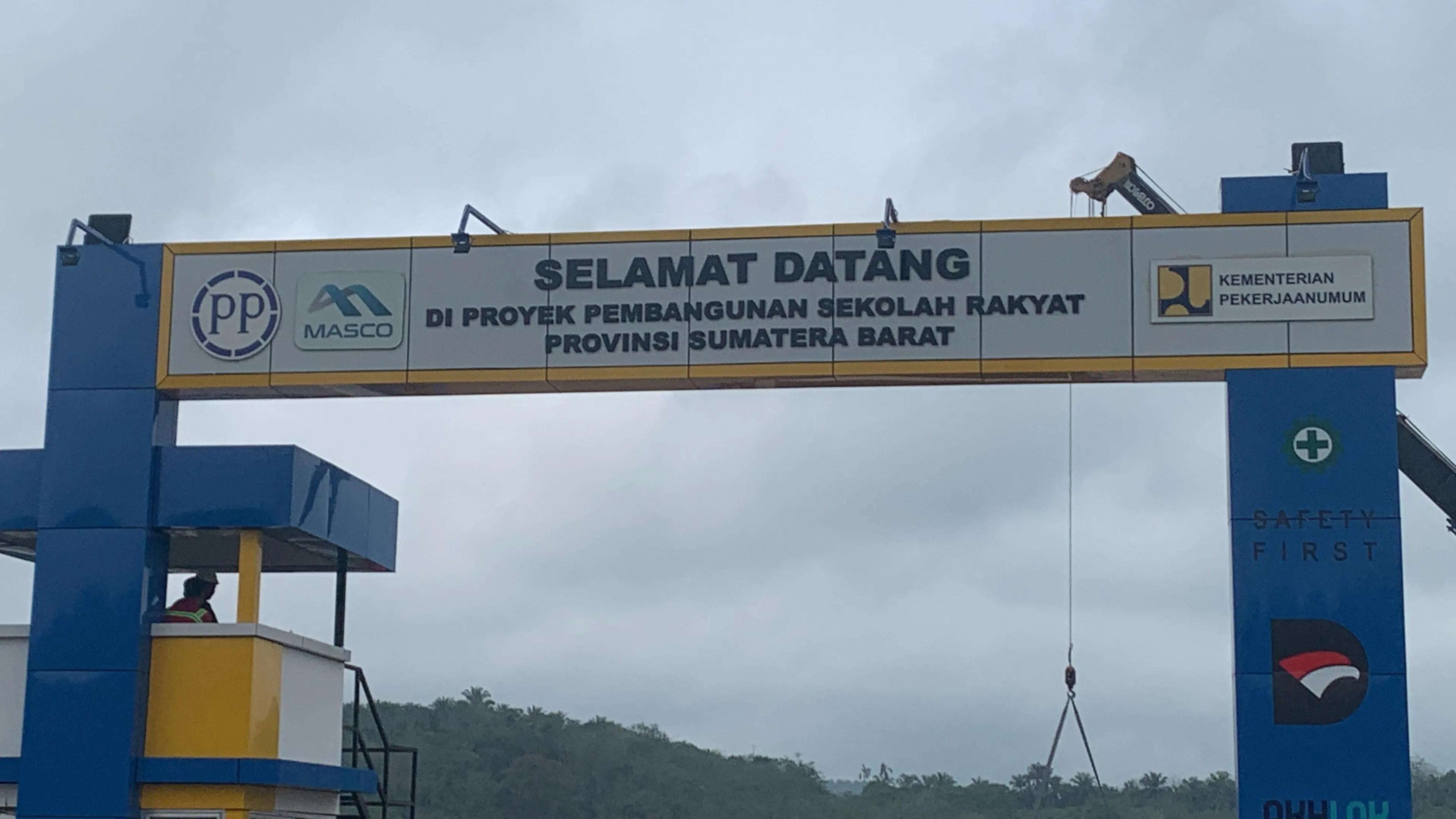 Pembangunan Sekolah Rakyat di Dharmasraya, Menteri PU: PP Lebih Gercep