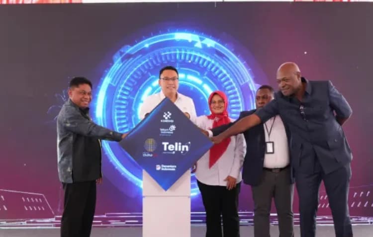 TelkomGroup Resmikan Kabel Laut Pukpuk yang Hubungkan RI-Papua Nugini
