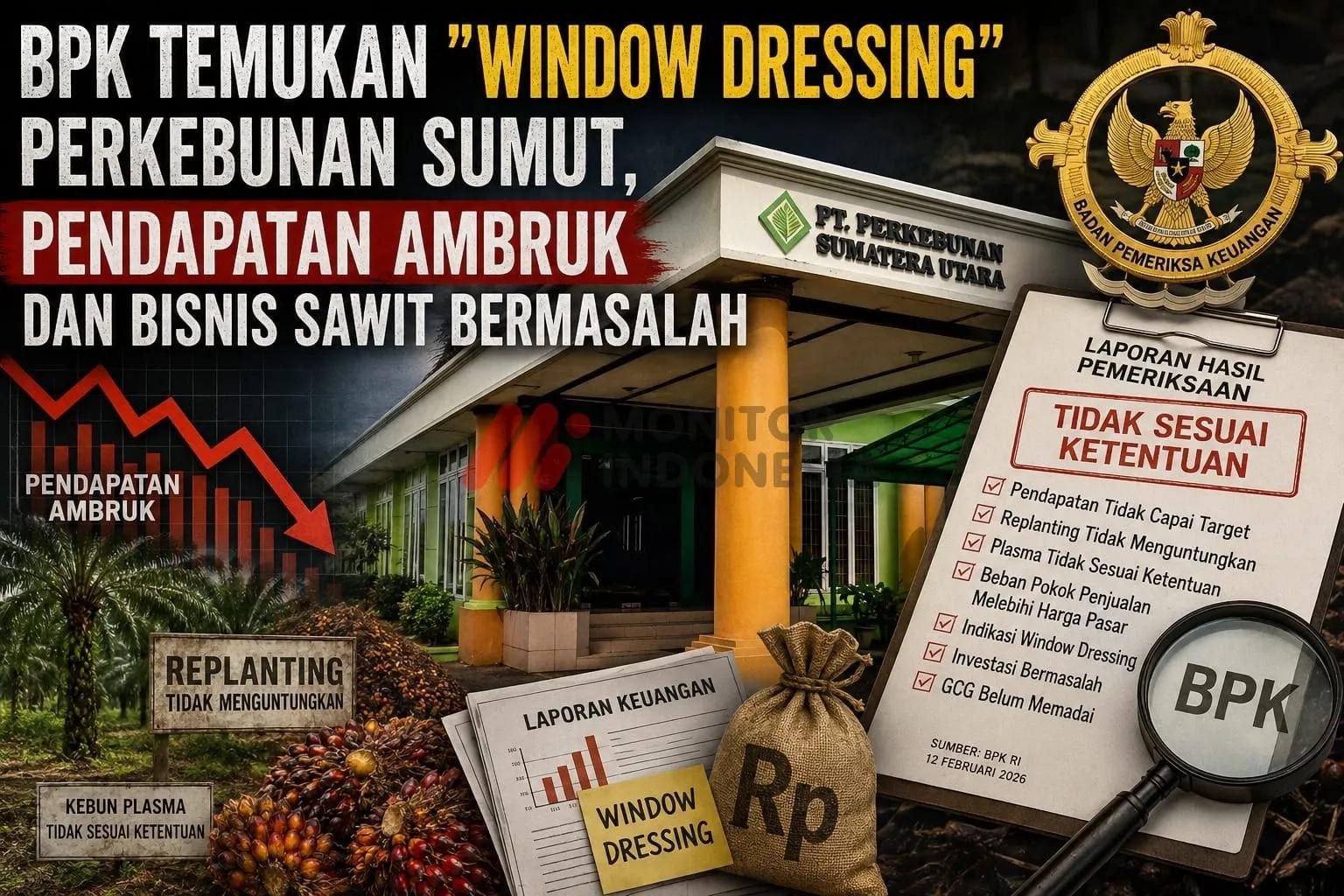 BPK Temukan “Window Dressing” Perkebunan Sumut, Pendapatan Ambruk dan Bisnis Sawit Bermasalah