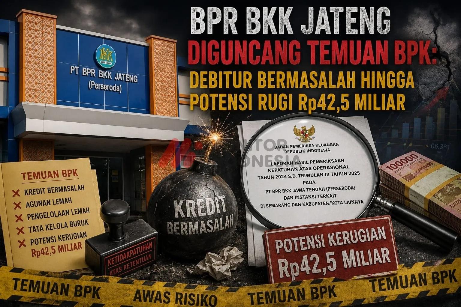 BPR BKK Jateng Diguncang Temuan BPK: Debitur Bermasalah hingga Potensi Rugi Rp42,5 Miliar