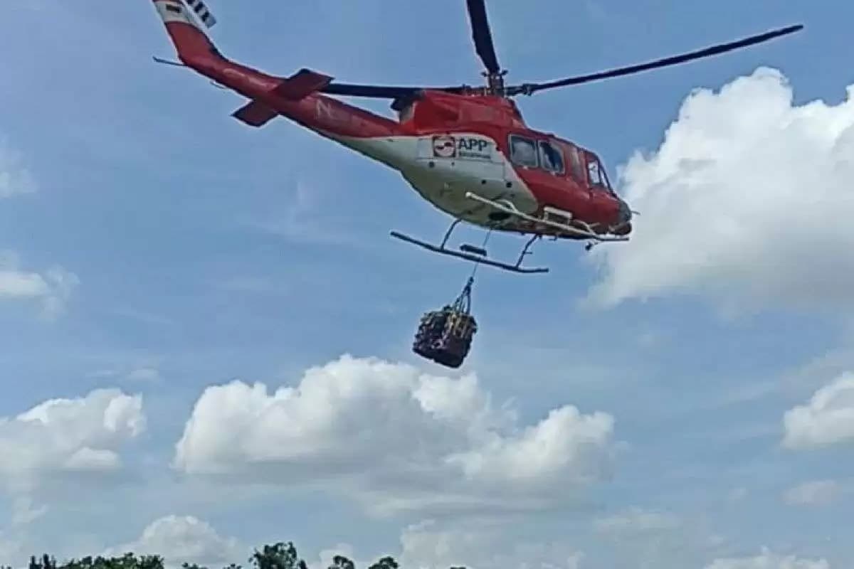 APH Diminta Selidiki TGR Penyewaan Helikopter Pemadaman Karhutla