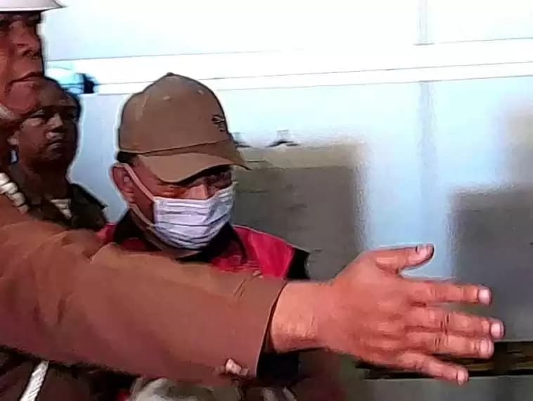 Ujang Iskandar, tersangka kasus dugaan korupsi penyelewengan dana Pemkab Kotawaringin Barat periode 2009 (Foto: Dok MI)