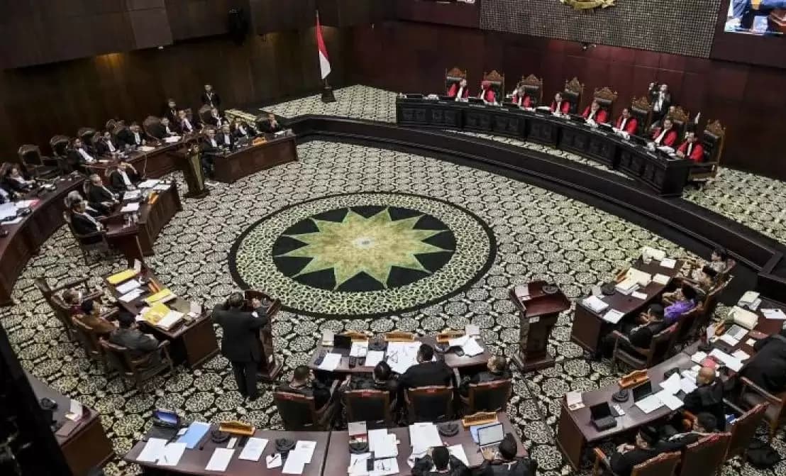 Suasan sidang lanjutan sengketa Pilpres 2024 di MK
