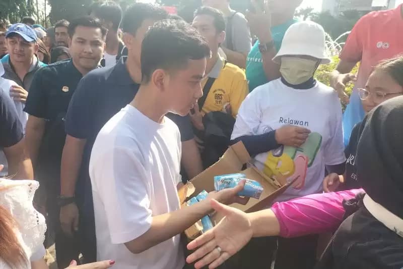Gibran Bantah Kampanye di CFD Bundaran HI