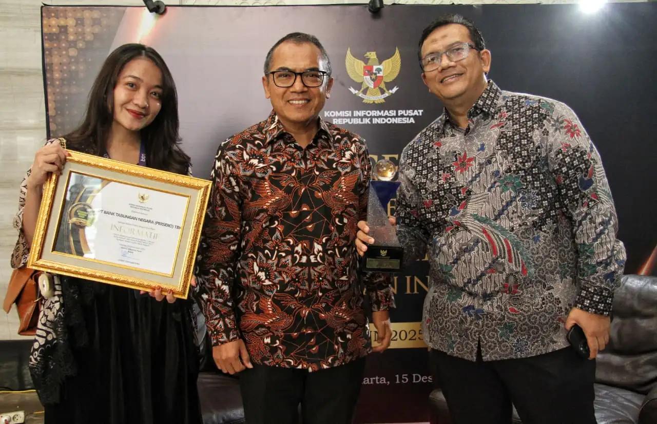 BTN raih penghargaan dalam ajang Anugerah Keterbukaan Informasi Publik 2025 (Foto: Dok BTN)
