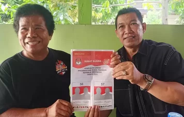 Janggal, Simulasi Surat Suara Pilpres Hanya Dua Kolom Paslon