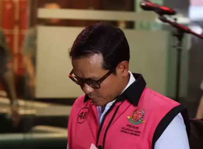 Tersangka korupsi BTS 4G Bakti Kominfo, Edward Hutahaean (Foto: Dok MI)